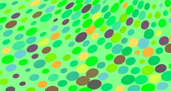 Hellgrünes Gelbes Muster Mit Punkten Illustration Mit Einer Reihe Leuchtend — Stockfoto