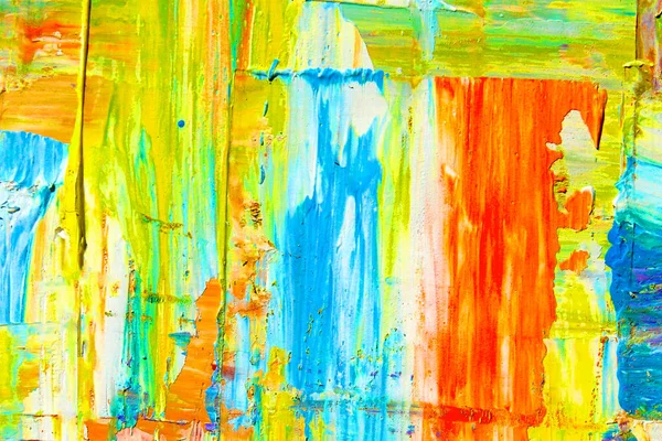 Art Abstract Background Oil Painting Canvas Multicolored Strokes Contemporary Artwork — Stockfoto