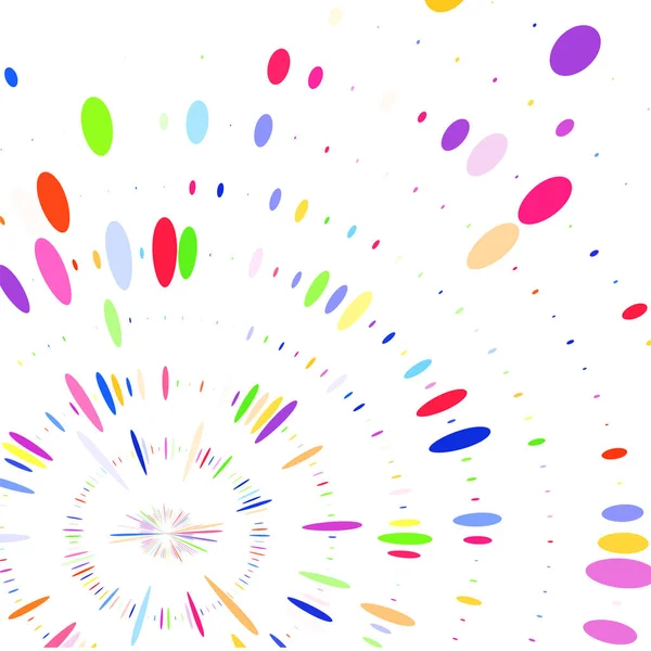 Colorful Confetti White Background — Stock Photo, Image