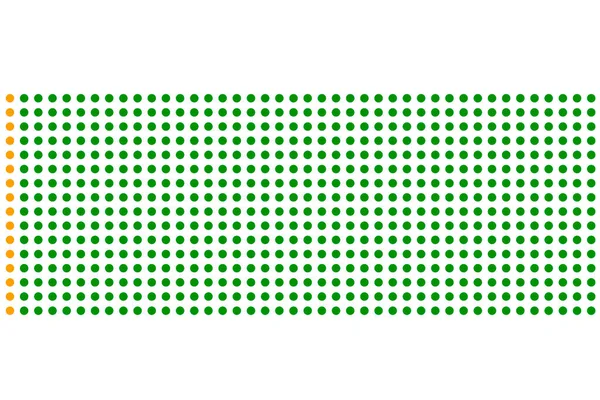 Abstract Green Dots Halftone Background — 图库照片