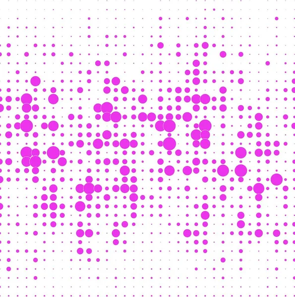 Abstract Pink Dots Pattern White Background — Vector de stock