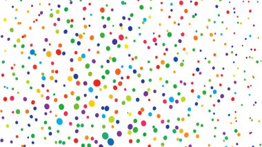 confetti background. abstract pattern with dots.