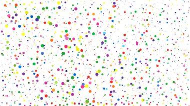 soyut renkli yarım tonlu noktalar üretken sanat arkaplan çizimleri