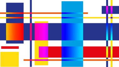 Renkli karelerle soyut geometrik arkaplan