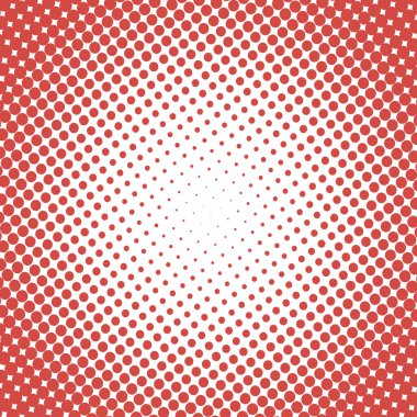 abstract halftone red and white background pattern