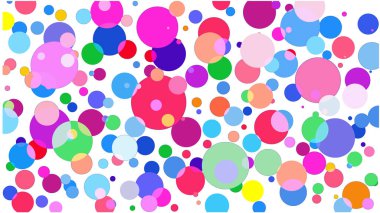 Renkli konfeti ile Seamless Modeli. 