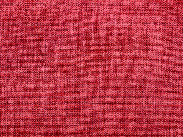 Tekstura Naturalnej Czerwonej Tkaniny Tło Osnowy — Zdjęcie stockowe