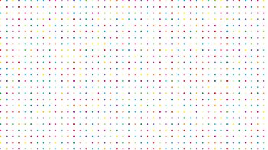 Beyaz arkaplanda noktaları olan soyut geometrik desen