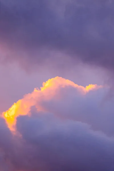 Beautiful purple color evening clouds, sunset storm clouds