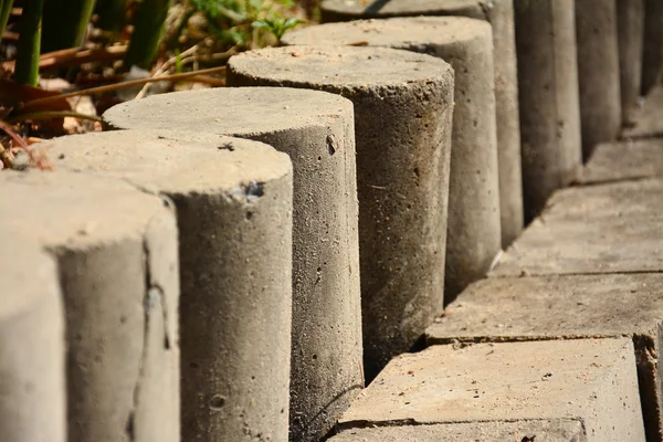 Cilindri di cemento — Foto Stock