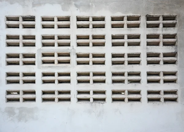 Ventilation utan laga kraft på betongvägg — Stockfoto