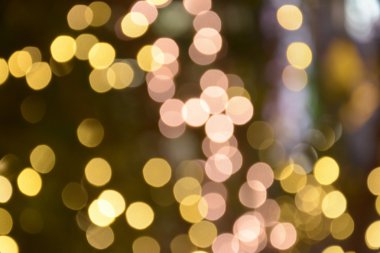 Altın bokeh arka plan