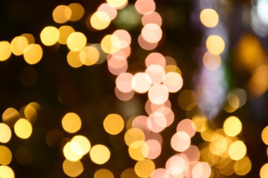 Altın bokeh arka plan
