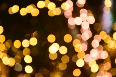 Altın bokeh arka plan
