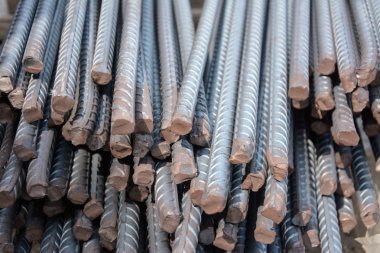 yapımında kullanılan çelik çubuklar