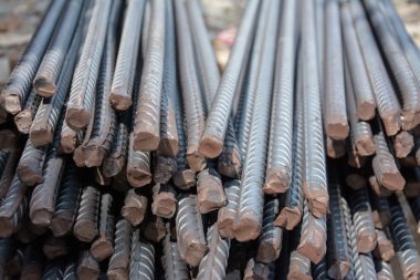 yapımında kullanılan çelik çubuklar