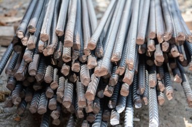 yapımında kullanılan çelik çubuklar