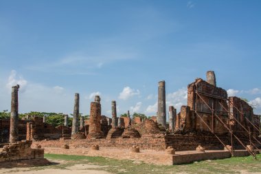 Eski Tapınak Mimarisi, Wat Phra si santhe Ayutthaya, Tayland, Dünya Mirası Bölgesi