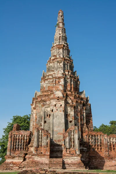 Tempio di Chai Wattanaram, Ayuddhaya, Thailandia — Foto Stock