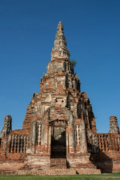 Tempio di Chai Wattanaram, Ayuddhaya, Thailandia — Foto Stock