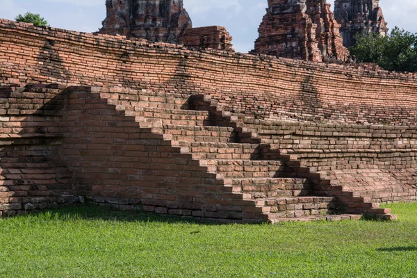 Merdiven chai wattanaram Tapınağı, ayuddhaya, Tayland — Stok fotoğraf