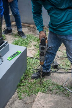 İnşaat için sondaj sahası