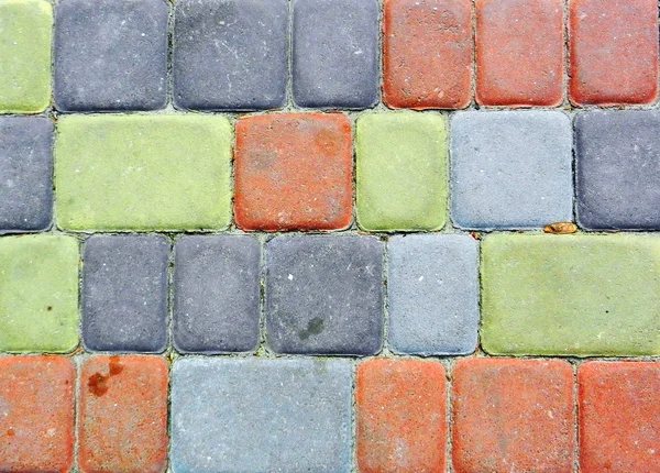 Pavimentación coloreada Imagen de stock
