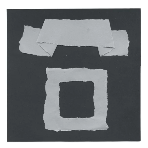 Marco sobre fondo negro Imagen de archivo
