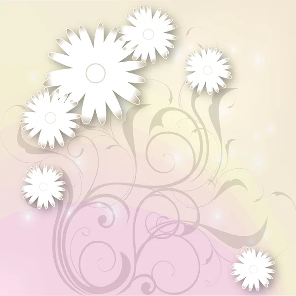 vektör çiçekli bitki tasarım