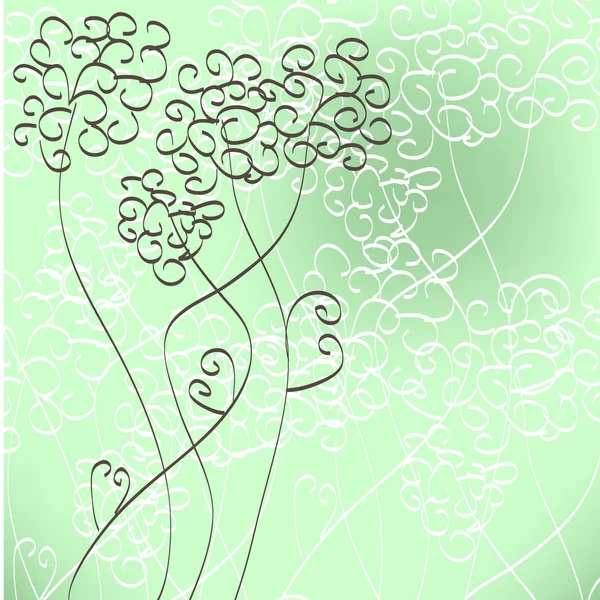 vektör çiçekli bitki tasarım