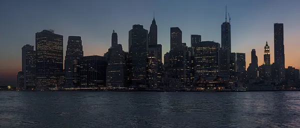 New York City éjjel. — Stock Fotó