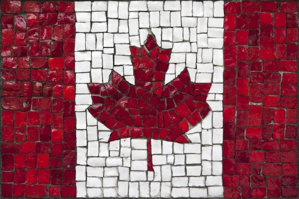 Drapeau mosaïque du Canada — Photo