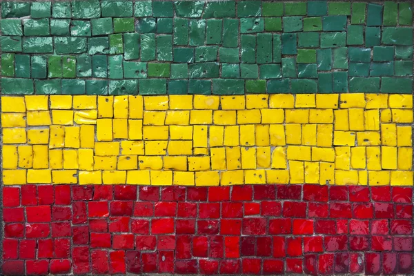 Mozaika flaga Boliwii — Zdjęcie stockowe