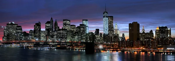 New York di notte — Foto Stock