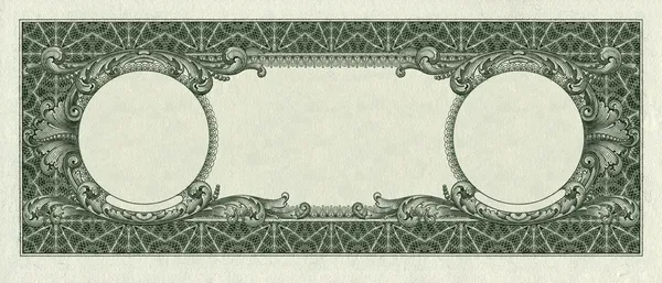 Retro di un dollaro fattura tracciato di ritaglio isolata — Stockfoto