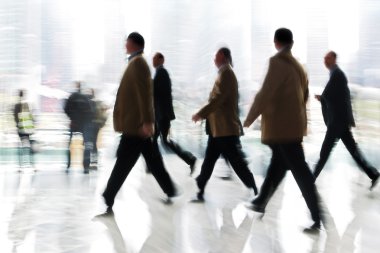 bir grup insan lobi İş Merkezi