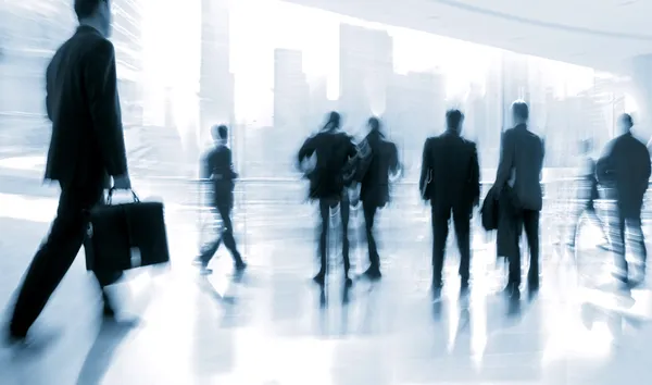 Lobby in the rush hour — Stock Photo, Image