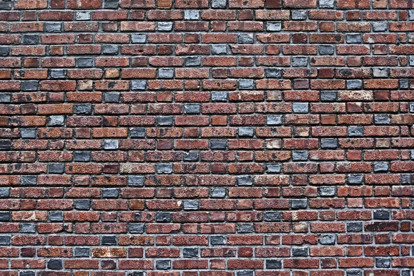 La vieja pared de ladrillo rojo — Foto de Stock