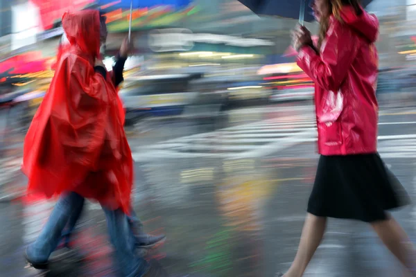 雨の日のモーション ブラーします。 — ストック写真