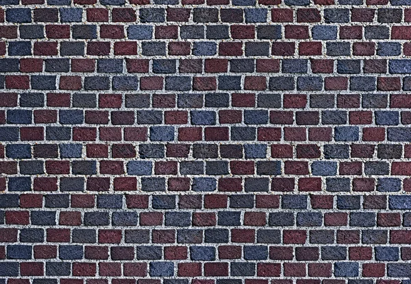 The old red brick wall — Stock Photo, Image