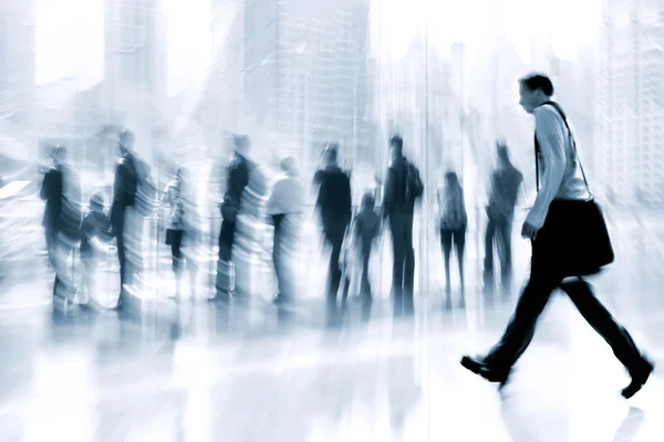 Lobby in the rush hour — Stock Photo, Image