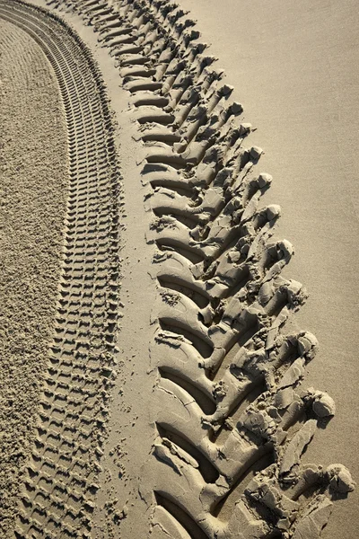 Ελαστικών κομμάτια σε μια παραλία — Φωτογραφία Αρχείου