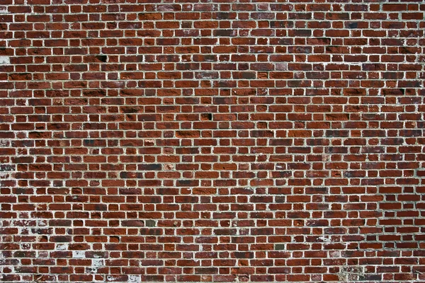 Stara ściana z czerwonej cegły — Zdjęcie stockowe