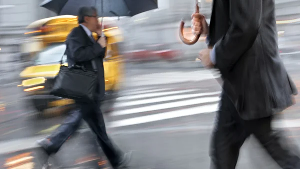 雨の日のモーション ブラーします。 — ストック写真