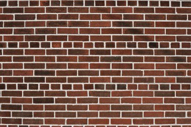 Eski kırmızı tuğla duvar.