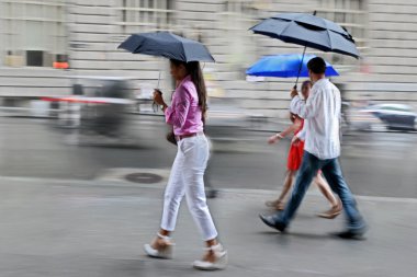 yağmurlu bir gün Hareket Bulanıklığı