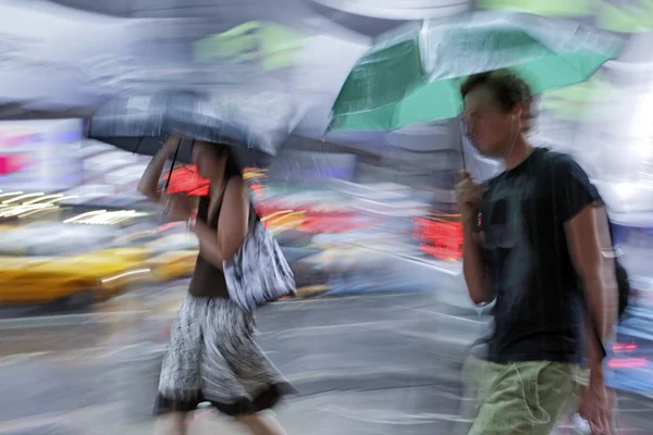 Deszczowy dzień poruszenie — Zdjęcie stockowe
