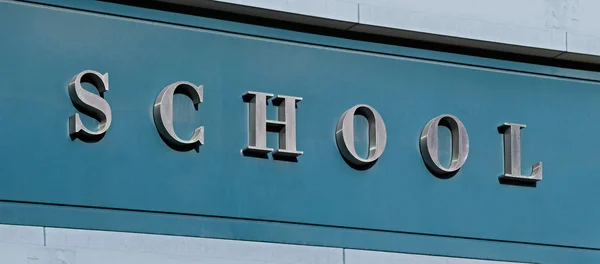 School inscription — Stock Photo, Image