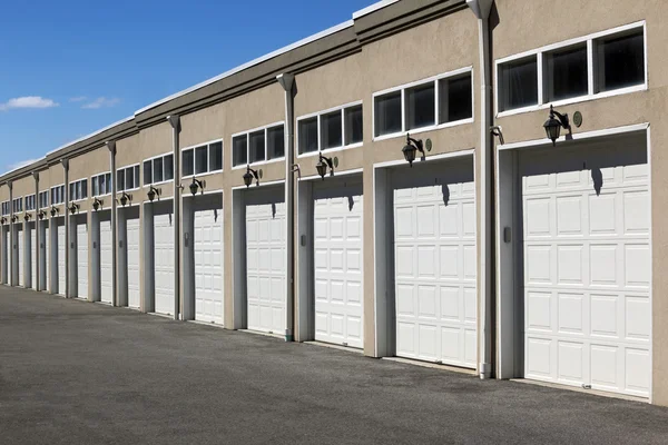Line with garages — Stock Photo, Image