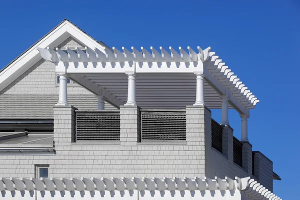 Strand huis dak — Stockfoto